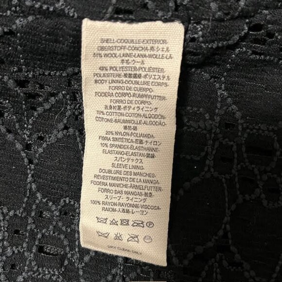 Free People Brushed Wool Oversized Coat Deep Navy Medium - Picture 7 of 14